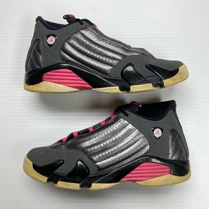 2014 Air Jordan 14 Retro GG Hyper Pink 654969-028 Sz 6.5Y/8W
